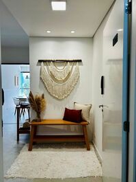 Luxury apartment with air conditioning in a new condominium.