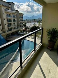 Luxury apartment with air conditioning in a new condominium.