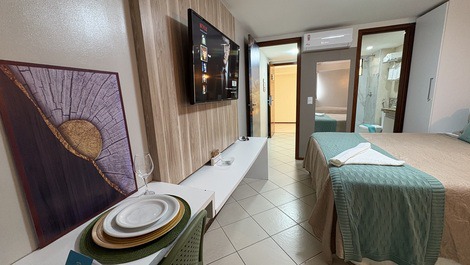 Piso junto al mar para hasta 3 personas, dentro de un hotel