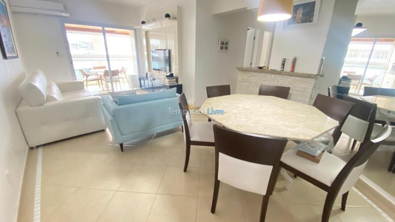 Apartamento para aluguel de temporada em Bertioga (Riviera de São Lourenço)
