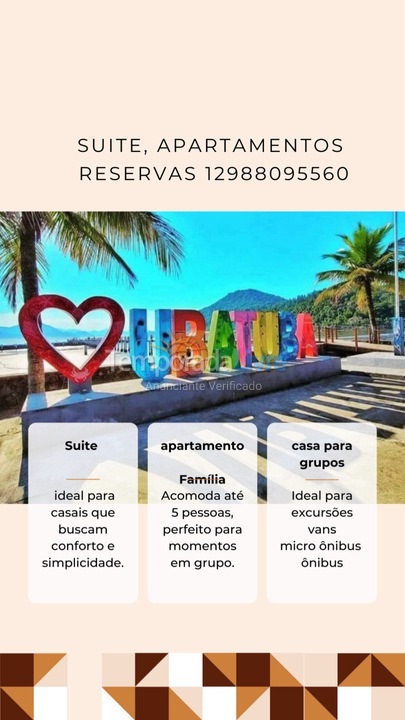 Apartamento para alquiler de vacaciones em Ubatuba (Praia Grande)