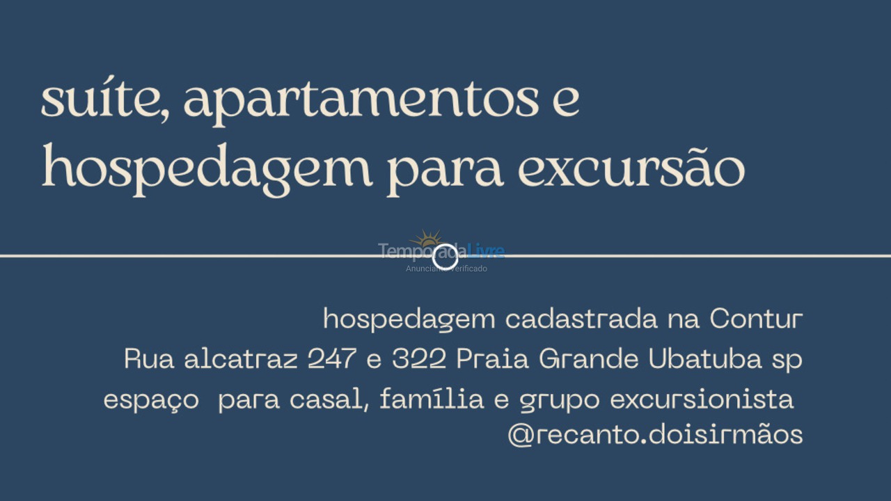 Apartamento para alquiler de vacaciones em Ubatuba (Praia Grande)