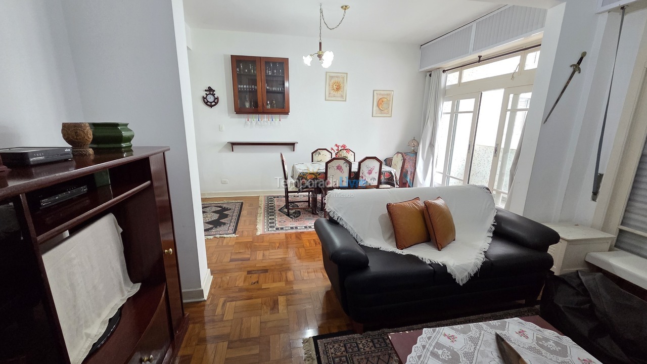 Apartamento para aluguel de temporada em Guarujá (Pitangueiras)