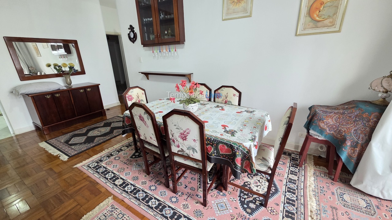 Apartamento para aluguel de temporada em Guarujá (Pitangueiras)