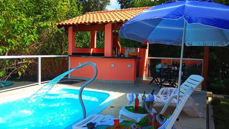 MASSAGUAÇU BEACH HOUSE! In the middle of wooded areas