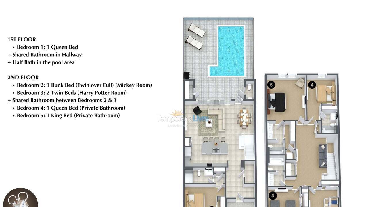 Casa para alquiler de vacaciones em Orlando (Davenport)