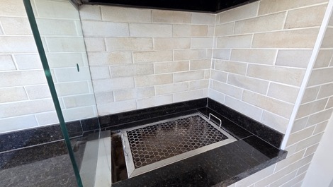 Churrasqueira a carvão 