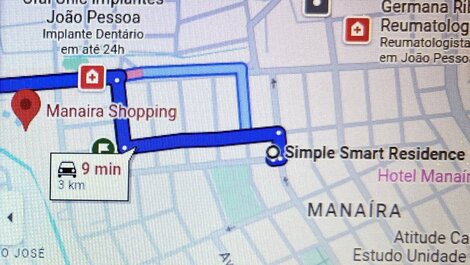 Flat p/ Manaíra próximo ao Shopping