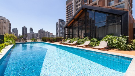 Apartamento em Perdizes com AR, piscina e academia próximo ao Allianz