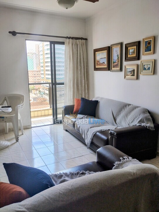 Apartamento para aluguel de temporada em Praia Grande (Caiçara Jardim Real)