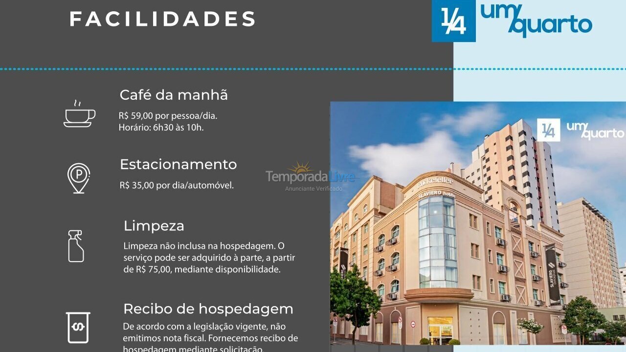 Apartamento para aluguel de temporada em Curitiba (Rebouças)