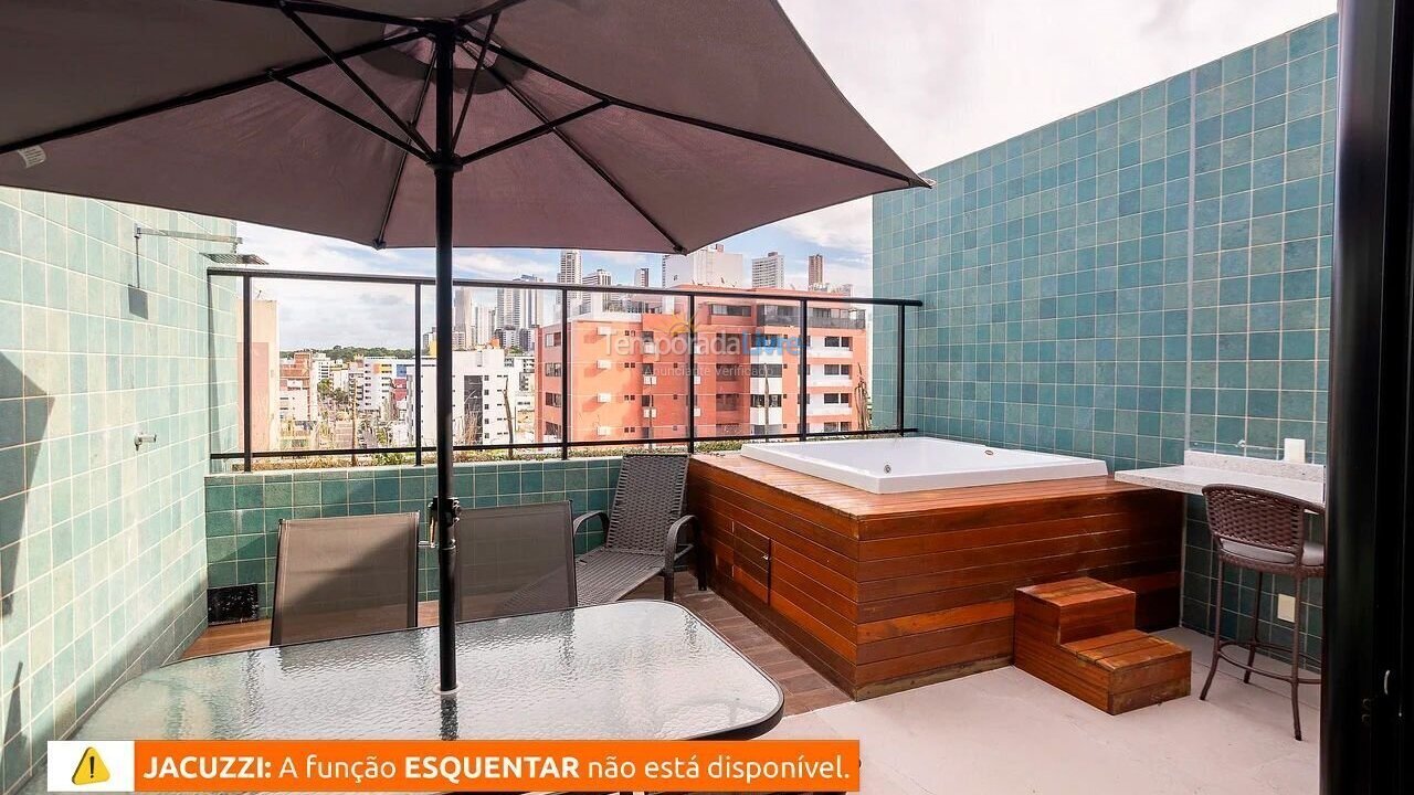 Apartamento para alquiler de vacaciones em João Pessoa (Pb Praia de Cabo Branco)