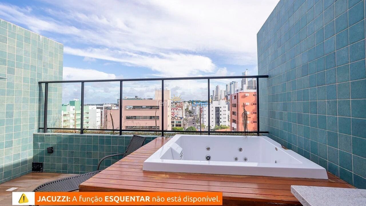 Apartamento para alquiler de vacaciones em João Pessoa (Pb Praia de Cabo Branco)