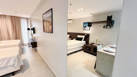 Flat para até 3 Pessoas em Tambaú (MH)