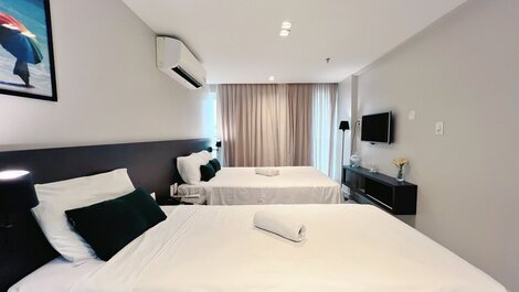 Flat para até 3 Pessoas em Tambaú (MH)