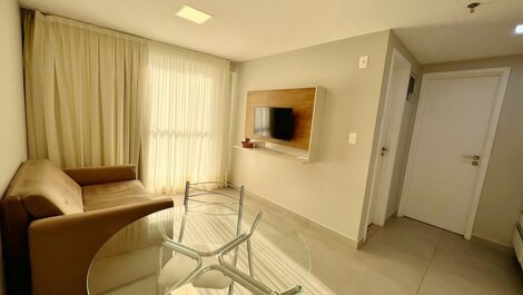 Flat Equipado para 2 hosp pertinho da praia (MH)