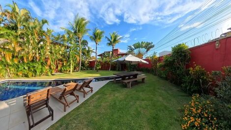 Cod.C007- Casa 4 suítes,16 pessoas,800mts da Praia,piscina