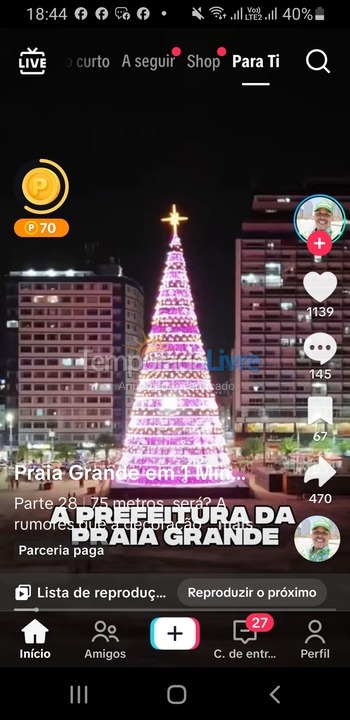 Apartamento para alquiler de vacaciones em Praia Grande (Boqueirão)