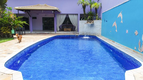 O Paraíso em Peruíbe. Casa para até 25 pessoas.