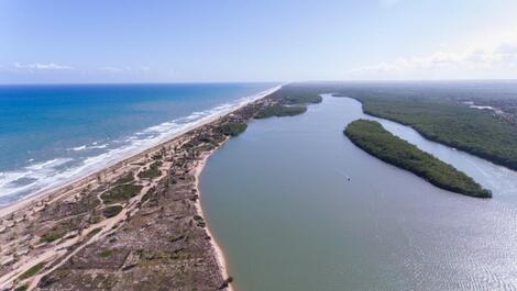 Casa em paraiso ecologico na linha verde