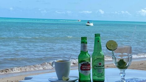 Chalé Casal com Suíte Piscina e a 50m Praia