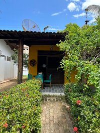 Chalé Casal com Suíte Piscina e a 50m Praia