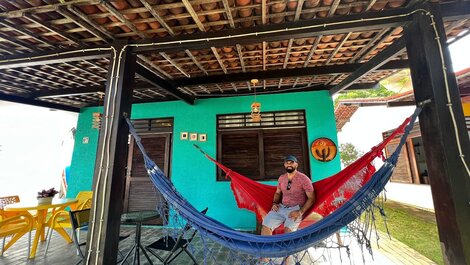 Chalé para Família e Amigos Piscina 50m Mar