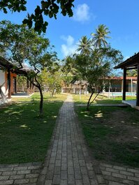 Chalé para Família e Amigos Piscina 50m Mar