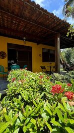 Chalé Casal com Suíte Piscina e a 50m Praia