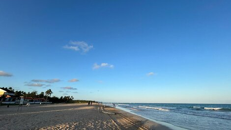 Dúplex con vistas al mar, a 80 m de la playa en el centro de Maragogi.