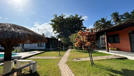 Chalé Casal com Suíte Piscina e a 50m Praia