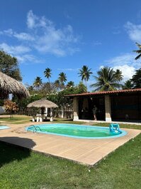 Chalé Casal com Suíte Piscina e a 50m Praia