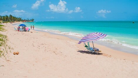 Chalé Wi-Fi Reforçado com Piscina a 50m Praia