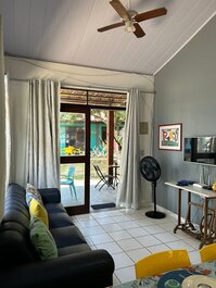 Chalé Wi-Fi Reforçado com Piscina a 50m Praia