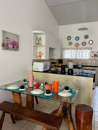 Chalé Casal com Suíte Piscina e a 50m Praia