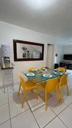 Dúplex con vistas al mar, a 80 m de la playa en el centro de Maragogi.