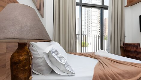 Apartamento en Perdizes con aire acondicionado, piscina, cerca del Allianz Arena.