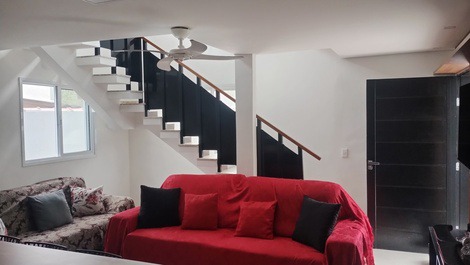 Casa espaciosa en la playa.