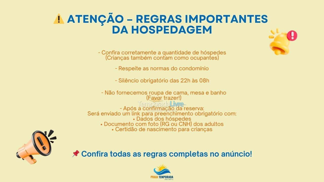 Apartment for vacation rental in Praia Grande (Aviação)