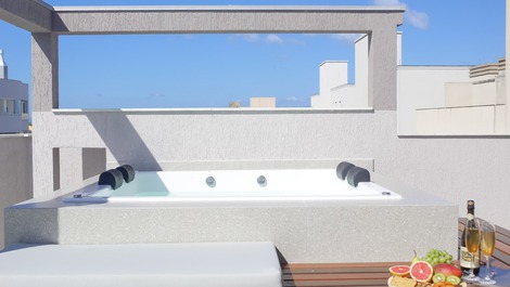 Cobertura Duplex com Spa e vista mar - Praia de Canto Grande