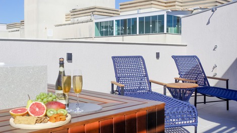 Cobertura Duplex com Spa e vista mar - Praia de Canto Grande