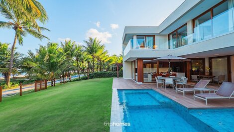 Prime Beachfront Mansion in Guarajuba, Bahia, Brazil