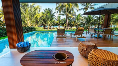 Prime Beachfront Mansion in Guarajuba, Bahia, Brazil