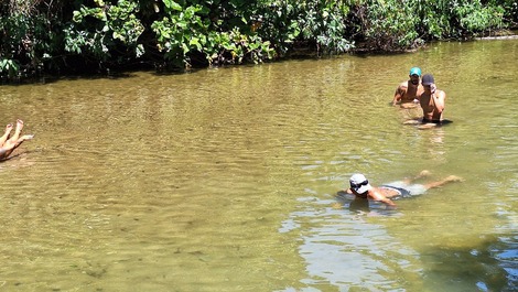 Rio boiçucanga, este trecho fica há 200 m de casa
