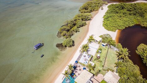 Mansión Aysu, frente a la playa, Barra de São Miguel/AL