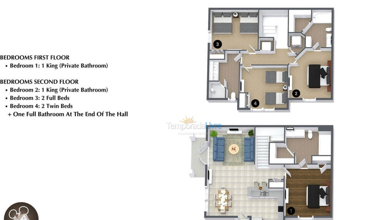 Casa para aluguel de temporada em Orlando (Kissimmee)