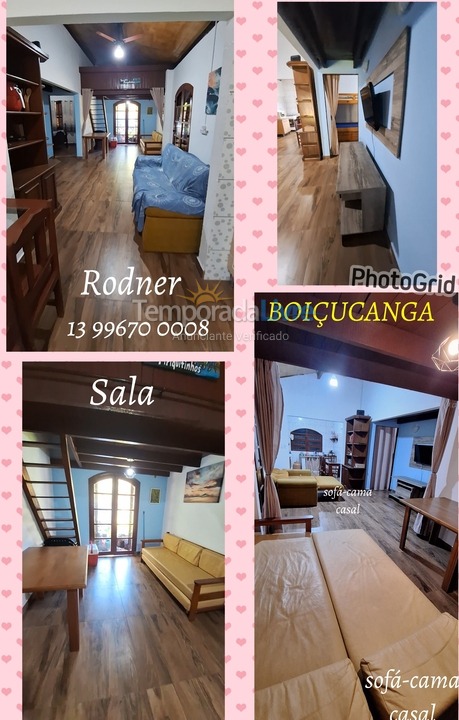 Casa para aluguel de temporada em São Sebastião (Boiçucanga)