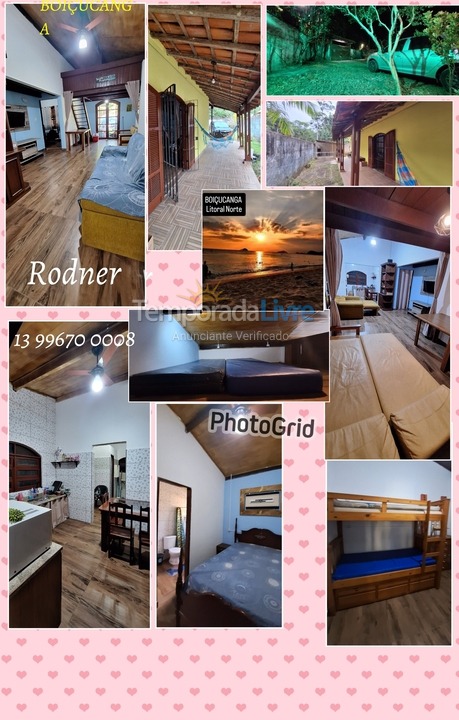 Casa para aluguel de temporada em São Sebastião (Boiçucanga)