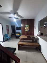 Cobertura duplex piscina Martim de Sá Caraguatatuba - Até 12 pessoas