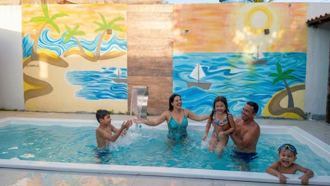 Ideal para Familias: Casa con 16 Camas, Piscina y Zona Gourmet, Playa